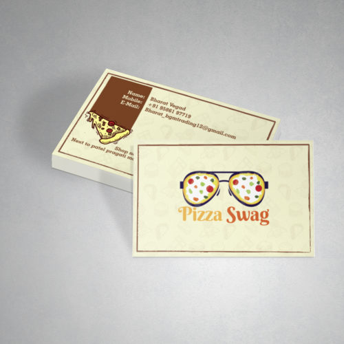 Business Card for Pizza Swag